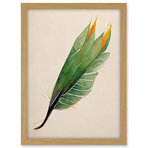 Wee Blue Coo Tropical Bird of Paradise Leaf Botanical Illustration Artwork Framed A3 Wall Art Print Wee Blue Coo Tropical Bird of Paradise Leaf Botanical Illustration Artwork Framed A3 Wall Art Print