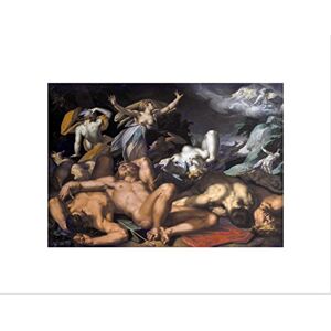 Wee Blue Coo Mythology Greek Bloemaert Apollo Diana Punishing Niobe Wall Art Print Wee Blue Coo Mythology Greek Bloemaert Apollo Diana Punishing Niobe Wall Art Print