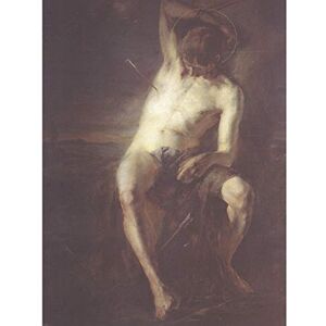 Fine Art Prints Egger-Lienz Saint Sebastian Arrow Martyr Painting Large Print Poster Wall Art Decor Picture Fine Art Prints Egger-Lienz Saint Sebastian Arrow Martyr Painting Large Print Poster Wall Art Decor Picture