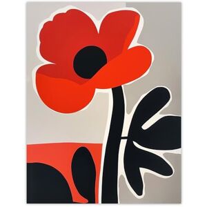 Artery8 Single Poppy Flower Boho Graphic Design Living Room Large Wall Art Poster Print Thick Paper 18X24 Inch Artery8 Single Poppy Flower Boho Graphic Design Living Room Large Wall Art Poster Print Thick Paper 18X24 Inch
