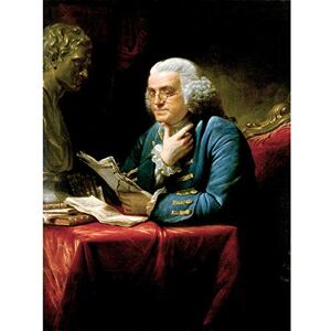 Fine Art Prints Martin Portrait Founding Father Benjamin Franklin Painting Premium Wall Art Canvas Print 18X24 Inch Fine Art Prints Martin Portrait Founding Father Benjamin Franklin Painting Premium Wall Art Canvas Print 18X24 Inch