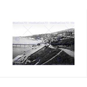 Wee Blue Coo VENTNOR ISLE OF WIGHT ENGLAND 1899 OLD BW BLACK FRAMED ART PRINT B12X1315 Wee Blue Coo VENTNOR ISLE OF WIGHT ENGLAND 1899 OLD BW BLACK FRAMED ART PRINT B12X1315