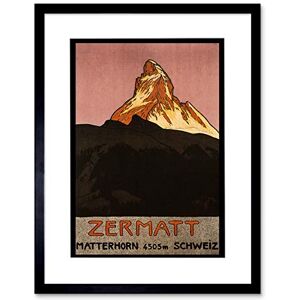 Wee Blue Coo Matterhorn Mountain Zermatt Switzerland Alpine Frame Art Print Picture F12X1401 Wee Blue Coo Matterhorn Mountain Zermatt Switzerland Alpine Frame Art Print Picture F12X1401