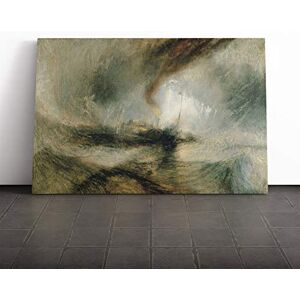 Big Box Art Canvas Print Wall Art Joseph Mallord William Turner Snow Storm Mounted & Stretched Box Frame Picture Home Decor for Kitchen, Living Room, Bedroom, Hallway, Multi-Colour, 24x16 Inch Big Box Art Canvas Print Wall Art Joseph Mallord William Turner Snow Storm Mounted & Stretched Box Frame Picture Home Decor for Kitchen, Living Room, Bedroom, Hallway, Multi-Colour, 24x16 Inch
