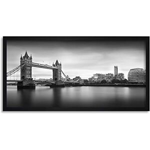 Artery8 Warby Tower Bridge London City Panoramic Photo Framed Wall Art Print Long 25X12 Inch Artery8 Warby Tower Bridge London City Panoramic Photo Framed Wall Art Print Long 25X12 Inch