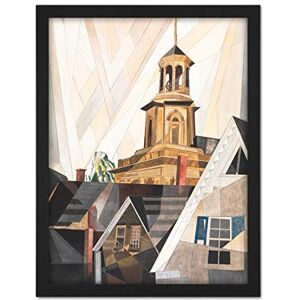 Fine Art Prints Demuth After Sir Christopher Wren Steeple Modern Painting Large Framed Art Print Poster Wall Decor 18x24 in Fine Art Prints Demuth After Sir Christopher Wren Steeple Modern Painting Large Framed Art Print Poster Wall Decor 18x24 in