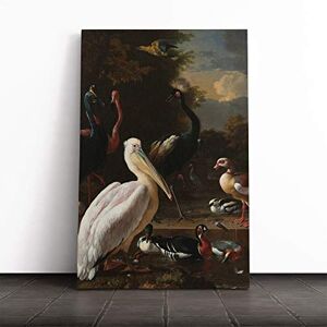 Big Box Art Melchior d'Hondecoeter Birds Canvas Print Gallery Wrapped 30mm Frame Wall Art 20x14 inches Ready to Hang Modern Bird Picture Living Room Bedroom Lounge Office Big Box Art Melchior d'Hondecoeter Birds Canvas Print Gallery Wrapped 30mm Frame Wall Art 20x14 inches Ready to Hang Modern Bird Picture Living Room Bedroom Lounge Office