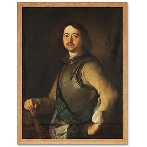 Artery8 Peter The Great Tsar Of Russia Portrait Painting Art Print Framed Poster Wall Decor 12x16 inch Artery8 Peter The Great Tsar Of Russia Portrait Painting Art Print Framed Poster Wall Decor 12x16 inch