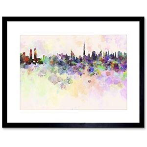 Wee Blue Coo Painting Cityscape Dubai Uae Paint Splash Skyline Picture Framed Wall Art Print Wee Blue Coo Painting Cityscape Dubai Uae Paint Splash Skyline Picture Framed Wall Art Print