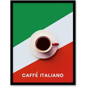 Artery8 Italian Coffee Cup Aerial View Advert Design Kitchen Artwork Framed Wall Art Print A4 Artery8 Italian Coffee Cup Aerial View Advert Design Kitchen Artwork Framed Wall Art Print A4