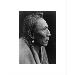 Wee Blue Coo VINTAGE PORTRAIT NATIVE AMERICAN AKI TANNI SARSI USA FRAMED ART PRINT B12X3521 Wee Blue Coo VINTAGE PORTRAIT NATIVE AMERICAN AKI TANNI SARSI USA FRAMED ART PRINT B12X3521