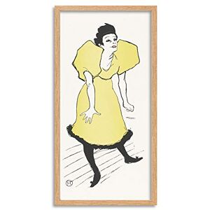 Artery8 Toulouse-Lautrec Singer Emilie Louzee Polar Painting Framed Wall Art Print Long 25X12 Inch Artery8 Toulouse-Lautrec Singer Emilie Louzee Polar Painting Framed Wall Art Print Long 25X12 Inch