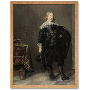 Artery8 Harmen Willems Wieringa Portrait Young Man Painting Art Print Framed Poster Wall Decor 12x16 inch Artery8 Harmen Willems Wieringa Portrait Young Man Painting Art Print Framed Poster Wall Decor 12x16 inch