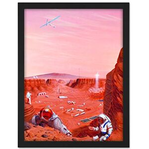 Fine Art Prints Space NASA Exploring Surface Mars Concept Illustration Artwork Framed Wall Art Print 18X24 Inch Fine Art Prints Space NASA Exploring Surface Mars Concept Illustration Artwork Framed Wall Art Print 18X24 Inch