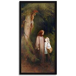 Artery8 Diefenbach Farewell Painting Framed Wall Art Print Long 25X12 Inch Artery8 Diefenbach Farewell Painting Framed Wall Art Print Long 25X12 Inch
