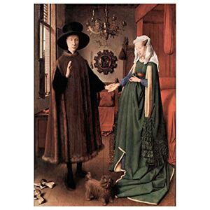 Wee Blue Coo JAN VAN EYCK ARNOLFINI WEDDING OLD MASTER PAINTING PRINT PICTURE F12X451 Wee Blue Coo JAN VAN EYCK ARNOLFINI WEDDING OLD MASTER PAINTING PRINT PICTURE F12X451