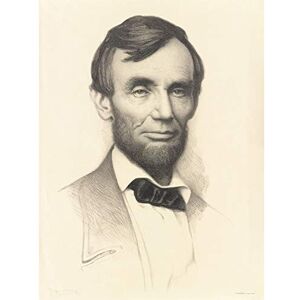 Fine Art Prints Decamp Portrait Abraham Lincoln Zeichnung großer Wandkunstdruck auf Leinwand Premium Wandbild Fine Art Prints Decamp Portrait Abraham Lincoln Zeichnung großer Wandkunstdruck auf Leinwand Premium Wandbild