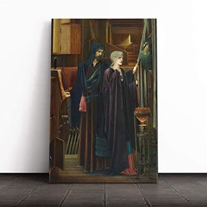 Big Box Art Edward Burne-Jones The Wizard Canvas Print Gallery Wrapped 30mm Frame Wall Art 24x16 inches Ready to Hang Modern Picture Living Room Bedroom Lounge Office Big Box Art Edward Burne-Jones The Wizard Canvas Print Gallery Wrapped 30mm Frame Wall Art 24x16 inches Ready to Hang Modern Picture Living Room Bedroom Lounge Office