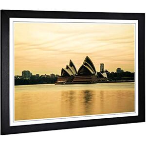 Big Box Art Framed Print of Sydney Opera House Harbour Australia (8) Design Wall Art Picture Home Decor for Kitchen, Living Room, Bedroom, Hallway, Black, A2 / 24.5x18 Inch / 62x45cm Big Box Art Framed Print of Sydney Opera House Harbour Australia (8) Design Wall Art Picture Home Decor for Kitchen, Living Room, Bedroom, Hallway, Black, A2 / 24.5x18 Inch / 62x45cm