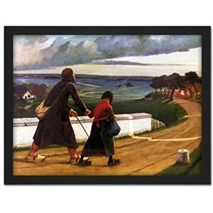 Fine Art Prints Laermans The Blind Woman Landscape Painting Large Framed Art Print Poster Wall Decor 18x24 in Fine Art Prints Laermans The Blind Woman Landscape Painting Large Framed Art Print Poster Wall Decor 18x24 in