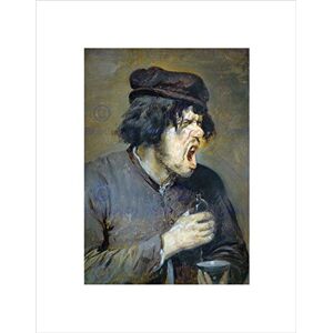 Wee Blue Coo Painting Portrait Brouwer The Bitter Tonic Potion Wall Art Print Wee Blue Coo Painting Portrait Brouwer The Bitter Tonic Potion Wall Art Print
