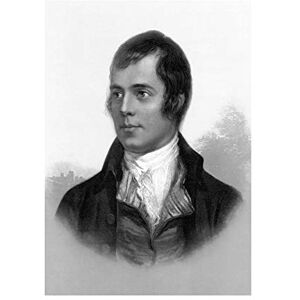 Wee Blue Coo Portrait Of Robert Burns Ayr Scotland Old BW Photo Picture Wall Art Print Wee Blue Coo Portrait Of Robert Burns Ayr Scotland Old BW Photo Picture Wall Art Print