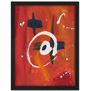 Artery8 Hendo Tanuki Abstract Painting Circle Cross B Artwork Framed Wall Art Print 18X24 Inch Artery8 Hendo Tanuki Abstract Painting Circle Cross B Artwork Framed Wall Art Print 18X24 Inch