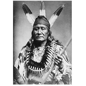 Wee Blue Coo Photo Rushing Eagle Sioux Native American Picture Wall Art Print Wee Blue Coo Photo Rushing Eagle Sioux Native American Picture Wall Art Print