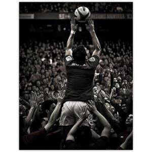 Artery8 Rugby Lineout Catch Action Photo Black White Sport Artwork Extra Large XL Wall Art Poster Print Artery8 Rugby Lineout Catch Action Photo Black White Sport Artwork Extra Large XL Wall Art Poster Print