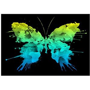 Wee Blue Coo Painting Drawing Butterfly Paint Splash Style Wall Art Print Wee Blue Coo Painting Drawing Butterfly Paint Splash Style Wall Art Print