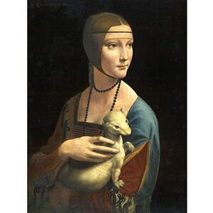 Artery8 Da Vinci Lady With Ermine Animal Portrait Painting Premium Wall Art Canvas Print 18X24 Inch Artery8 Da Vinci Lady With Ermine Animal Portrait Painting Premium Wall Art Canvas Print 18X24 Inch