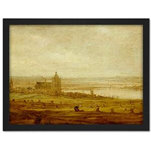 Artery8 Jan Van Goyen View Of Arnhem Church Painting Artwork Framed Wall Art Print 18X24 Inch Artery8 Jan Van Goyen View Of Arnhem Church Painting Artwork Framed Wall Art Print 18X24 Inch