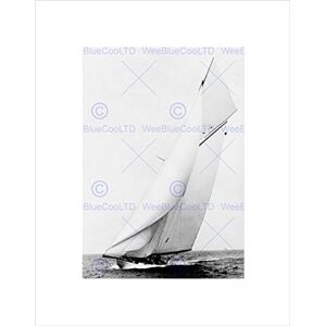 Wee Blue Coo Vintage Transport Sailing Ship Columbia Sea Wind USA Wall Art Print Wee Blue Coo Vintage Transport Sailing Ship Columbia Sea Wind USA Wall Art Print