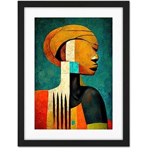 Doppelganger33 LTD Modern African Abstract Gold & Bold Artwork Framed Wall Art Print 18X24 Inch Doppelganger33 LTD Modern African Abstract Gold & Bold Artwork Framed Wall Art Print 18X24 Inch