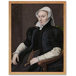 Artery8 Anthonis Mor Portraits Anne Fernely Painting Art Print Framed Poster Wall Decor 12x16 inch Artery8 Anthonis Mor Portraits Anne Fernely Painting Art Print Framed Poster Wall Decor 12x16 inch