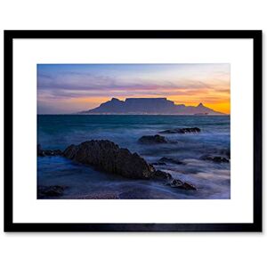 Wee Blue Coo Photo Composition Atmospheric Table Mountain South Africa Framed Wall Art Print Wee Blue Coo Photo Composition Atmospheric Table Mountain South Africa Framed Wall Art Print