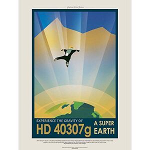 Wee Blue Coo Nasa Space Travel Advert Hd 40307G Super Earth Art Print Poster Wall Decor 12X16 Inch Wee Blue Coo Nasa Space Travel Advert Hd 40307G Super Earth Art Print Poster Wall Decor 12X16 Inch