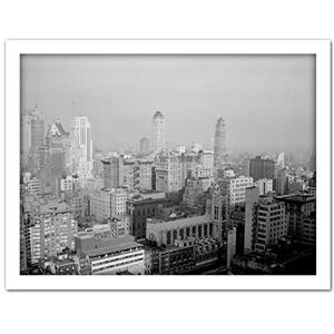 Artery8 New York City Skyline Skyscrapers Vintage Photo Artwork Framed Wall Art Print 18X24 Inch Artery8 New York City Skyline Skyscrapers Vintage Photo Artwork Framed Wall Art Print 18X24 Inch