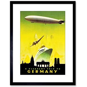 Wee Blue Coo 9x7 '' TRAVEL BOAT AIRSHIP ZEPPELIN PLANE BERLIN FRAMED ART PRINT F97X1237 Wee Blue Coo 9x7 '' TRAVEL BOAT AIRSHIP ZEPPELIN PLANE BERLIN FRAMED ART PRINT F97X1237