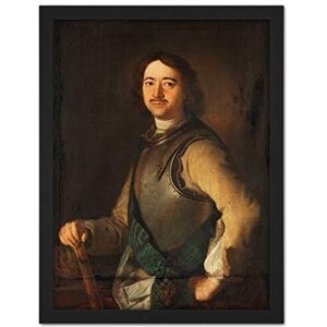 Artery8 Peter The Great Tsar Of Russia Portrait Painting Artwork Framed Wall Art Print 18X24 Inch Artery8 Peter The Great Tsar Of Russia Portrait Painting Artwork Framed Wall Art Print 18X24 Inch