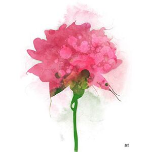 Artery8 Abstract Red Flower Watercolour Painting Premium Wall Art Canvas Print 18X24 Inch Artery8 Abstract Red Flower Watercolour Painting Premium Wall Art Canvas Print 18X24 Inch