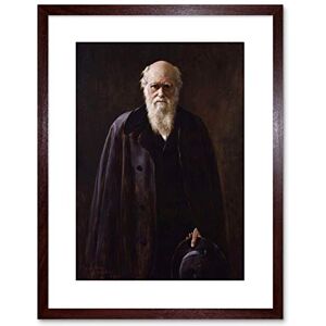 Wee Blue Coo COLLIER PORTRAIT SCIENTIST CHARLES DARWIN SMALL FRAMED ART PRINT F97X13264 Wee Blue Coo COLLIER PORTRAIT SCIENTIST CHARLES DARWIN SMALL FRAMED ART PRINT F97X13264