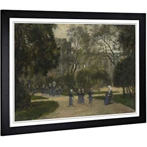 Big Box Art Framed Print of Stanislas Lepine Nuns and Schoolgirls Design Wall Art Picture Home Decor for Kitchen, Living Room, Bedroom, Hallway, Black, A2 / 24.5x18 Inch / 62x45cm Big Box Art Framed Print of Stanislas Lepine Nuns and Schoolgirls Design Wall Art Picture Home Decor for Kitchen, Living Room, Bedroom, Hallway, Black, A2 / 24.5x18 Inch / 62x45cm
