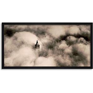 Artery8 New York Woolworth Building Above Clouds Aerial Vintage Photo Framed Wall Art Print Long 25X12 Inch Artery8 New York Woolworth Building Above Clouds Aerial Vintage Photo Framed Wall Art Print Long 25X12 Inch