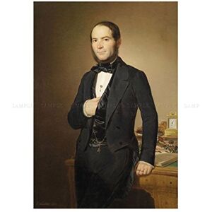 Wee Blue Coo Painting Portrait Study Weidner Man Office Desk Wall Art Print Wee Blue Coo Painting Portrait Study Weidner Man Office Desk Wall Art Print