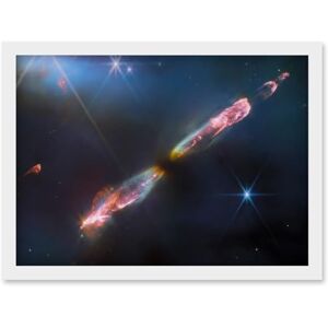 Artery8 NASA James Webb Telescope Infrared Image Supersonic Outflow of Young Star Space Bipolar Jet from Central Protostar Herbig-Haro 211 Stellar Birth Artwork Framed A3 Wall Art Print Artery8 NASA James Webb Telescope Infrared Image Supersonic Outflow of Young Star Space Bipolar Jet from Central Protostar Herbig-Haro 211 Stellar Birth Artwork Framed A3 Wall Art Print