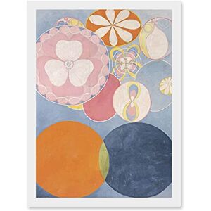 Artery8 Hilma Af Klint Group IV No 2 Ten Largest Youth Abstract Artwork Framed Wall Art Print A4 Artery8 Hilma Af Klint Group IV No 2 Ten Largest Youth Abstract Artwork Framed Wall Art Print A4