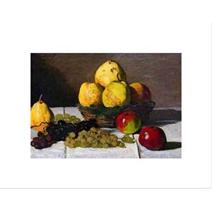 Wee Blue Coo Claude Monet Still Life With Pears Grapes Old Master Wall Art Print Wee Blue Coo Claude Monet Still Life With Pears Grapes Old Master Wall Art Print