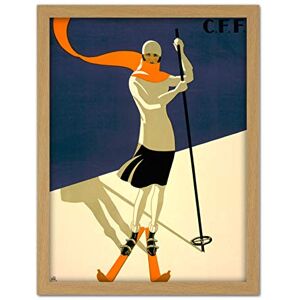 Wee Blue Coo St Croix Switzerland Alpine Ski Artwork Framed Wall Art Print 18X24 Inch Wee Blue Coo St Croix Switzerland Alpine Ski Artwork Framed Wall Art Print 18X24 Inch