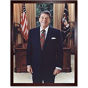 Fine Art Prints Offizielles Porträtfoto Präsident Ronald Reagan USA ungerahmt Wandkunstdruck, Poster Heimdekoration Premium Fine Art Prints Offizielles Porträtfoto Präsident Ronald Reagan USA ungerahmt Wandkunstdruck, Poster Heimdekoration Premium
